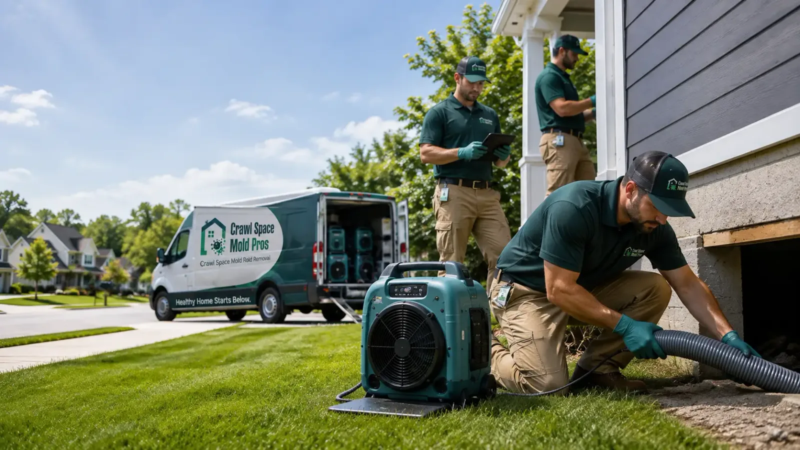 Crawl Space Mold Removal in Andover, SD